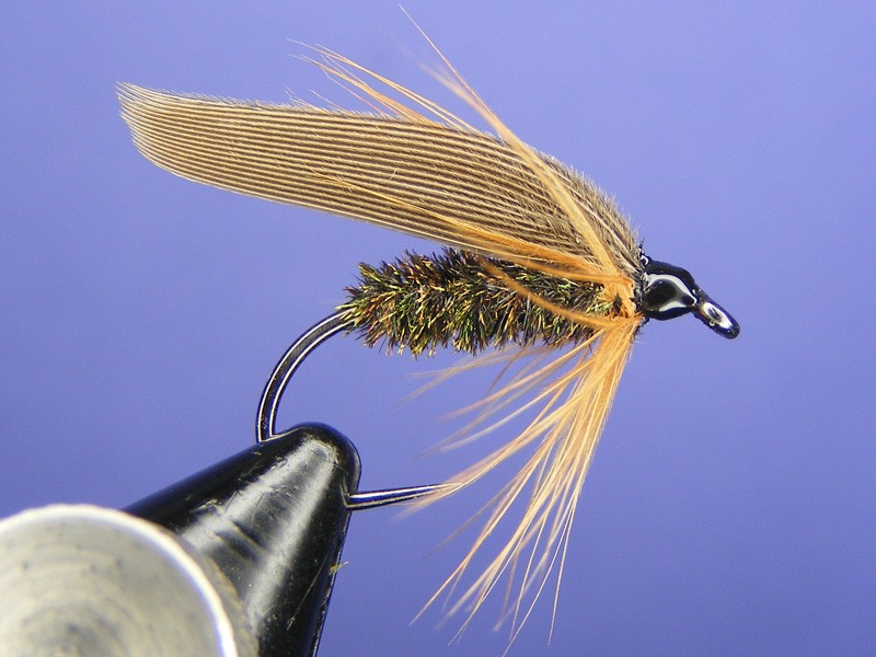 Lead Wing Coachman - classic wet fly - How to tie fly, Fly tying Step ...