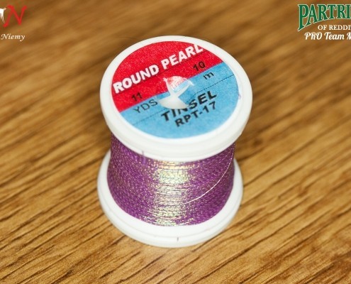 lameta FMFly Round Pearl Tinsel