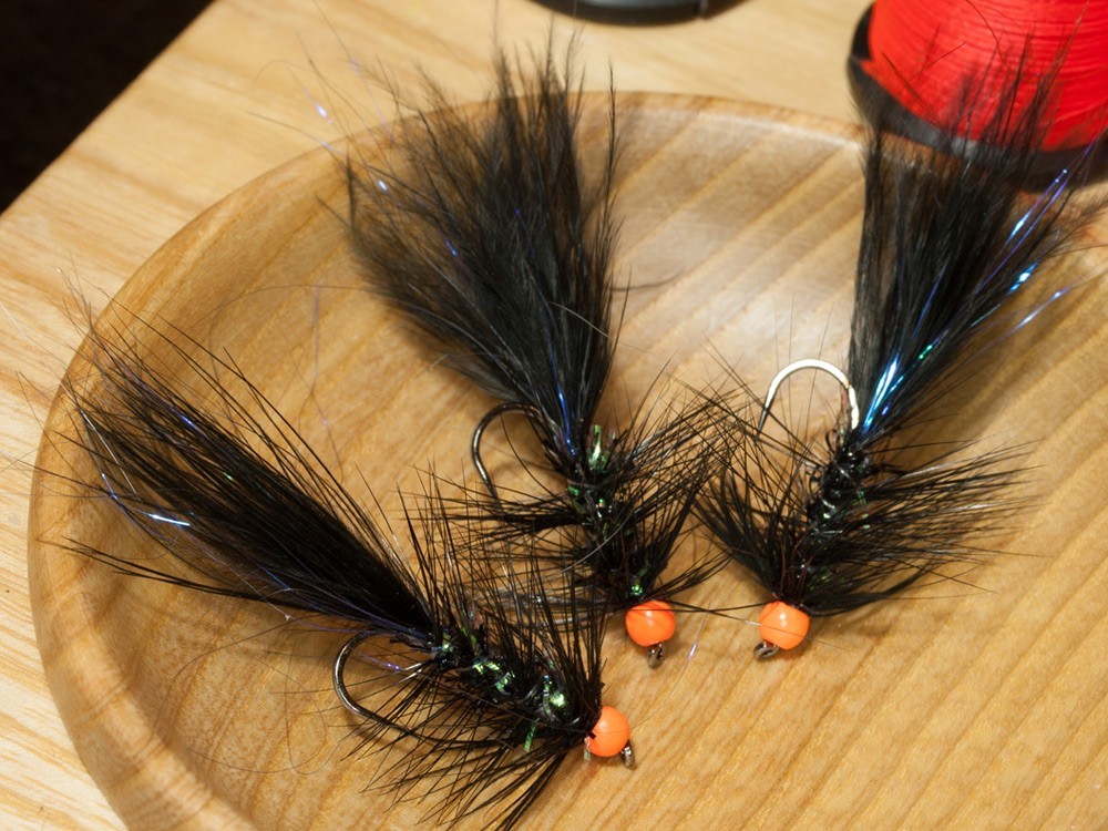 Orange bead Woolly Bugger - Fly tying step by step Patterns & Tutorials